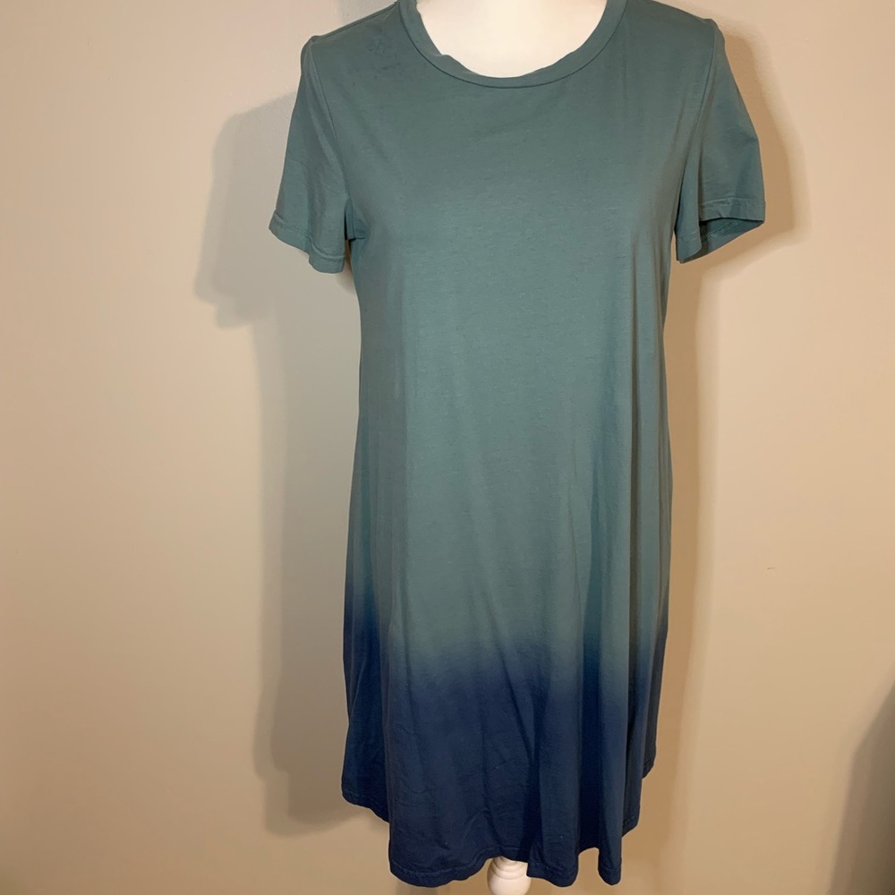 Ombré t-shirt dress